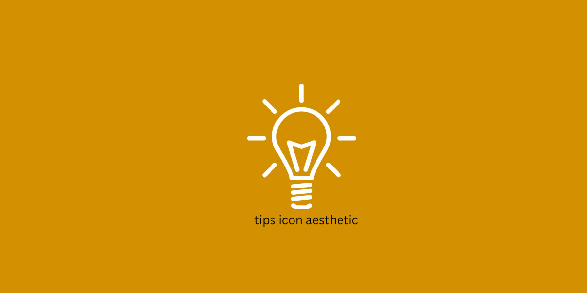tips icon aesthetic